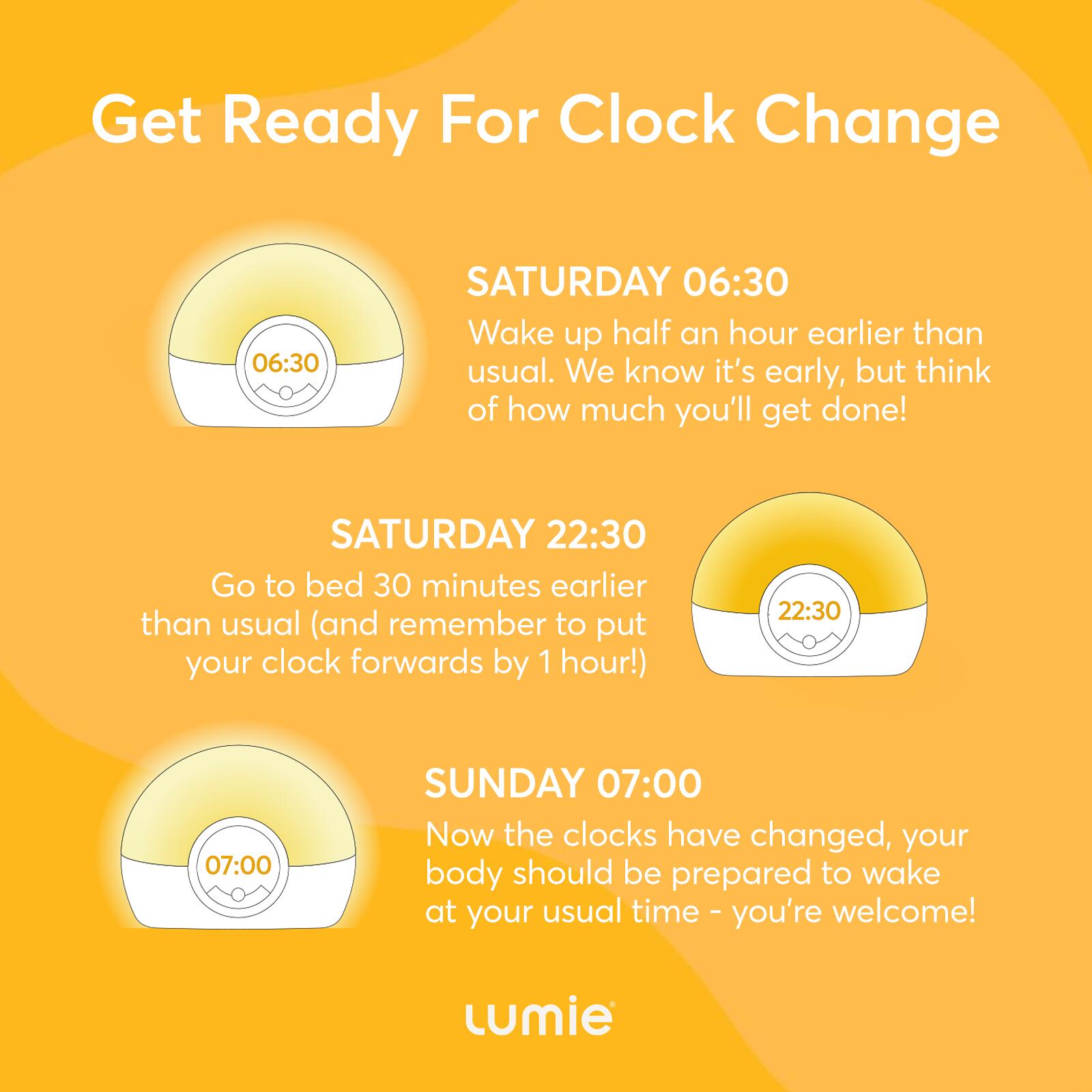 Lumie® How To Spring Forwards This Clock Change Without Losing Any Sleep